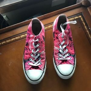 Converse all star low top- rose pattern